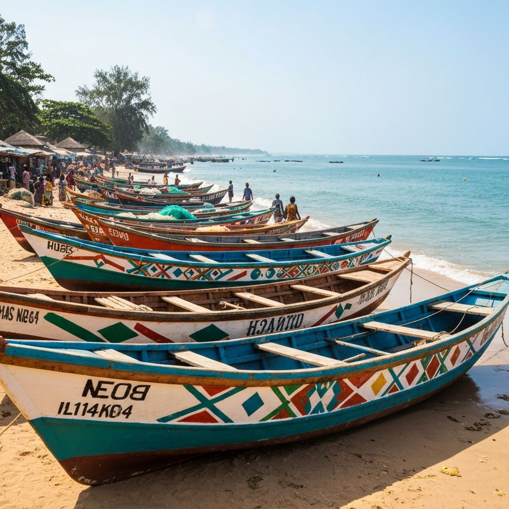 Cape Coast fishing boats