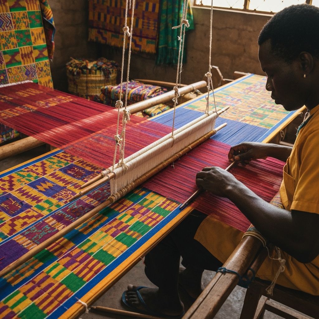 Kente weaving