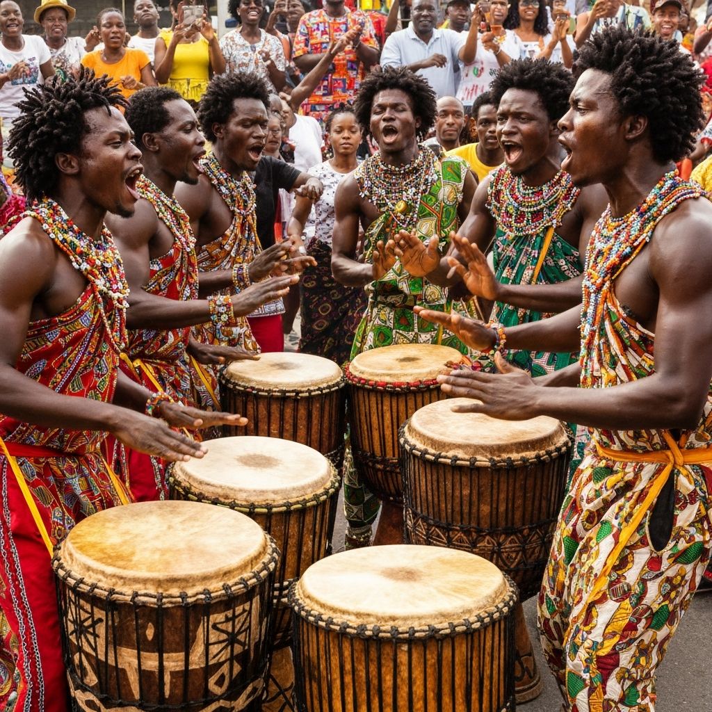 Traditional drumming